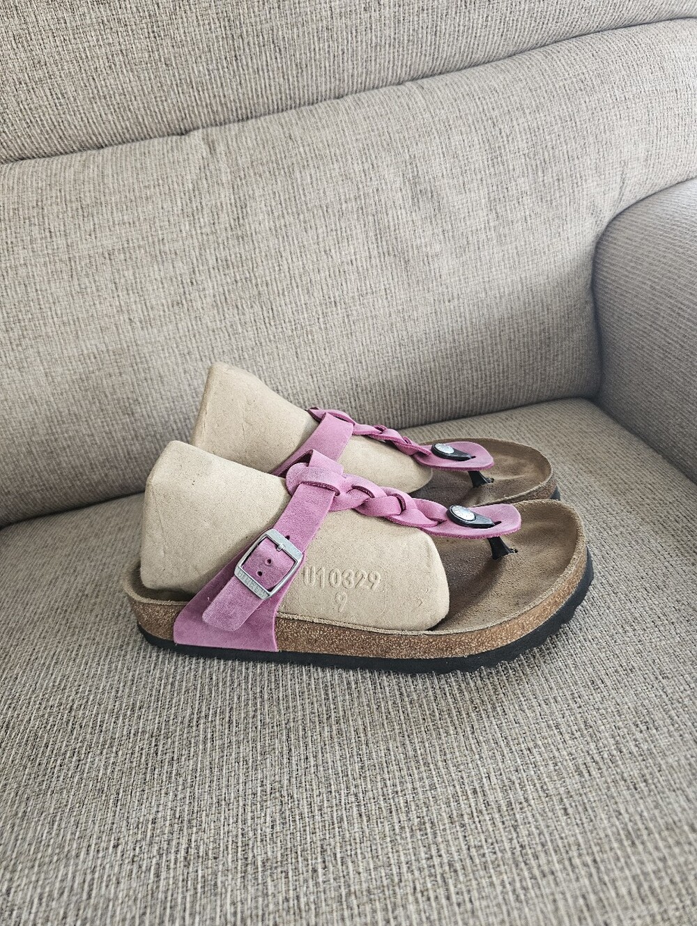 Birkenstock Gizeh Braided Sandals Size 7 - Picture 4 of 8
